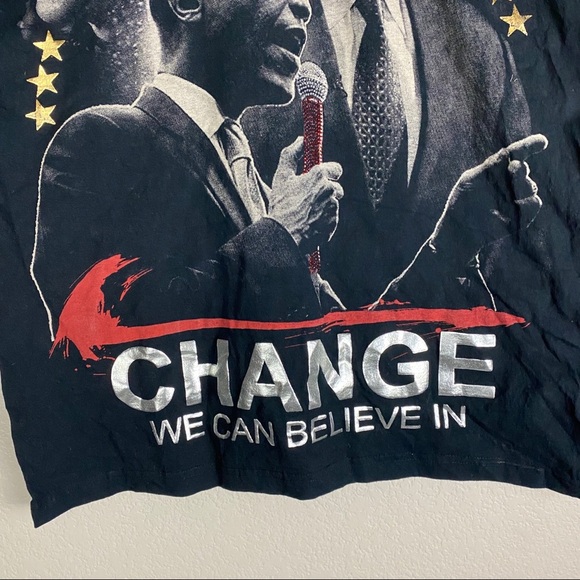 Barack Obama Change We Can Believe In Shirt XLT - Picture 2 of 4